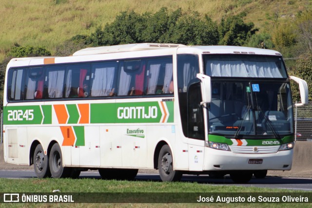 Empresa Gontijo de Transportes 20245 na cidade de Aparecida, São Paulo, Brasil, por José Augusto de Souza Oliveira. ID da foto: 8762223.