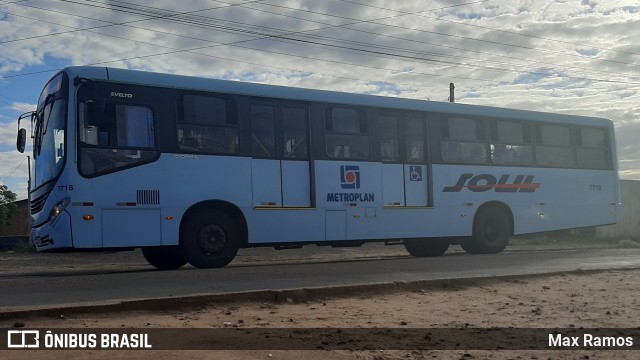 SOUL - Sociedade de Ônibus União Ltda. 7718 na cidade de Alvorada, Rio Grande do Sul, Brasil, por Max Ramos. Número da foto: #8760356.
