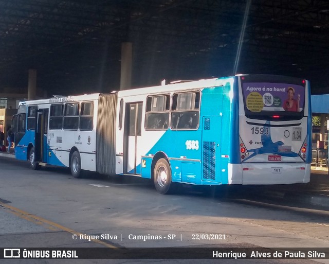 VB Transportes e Turismo 1593 na cidade de Campinas, São Paulo, Brasil, por Henrique Alves de Paula Silva. Número da foto: #8760264.