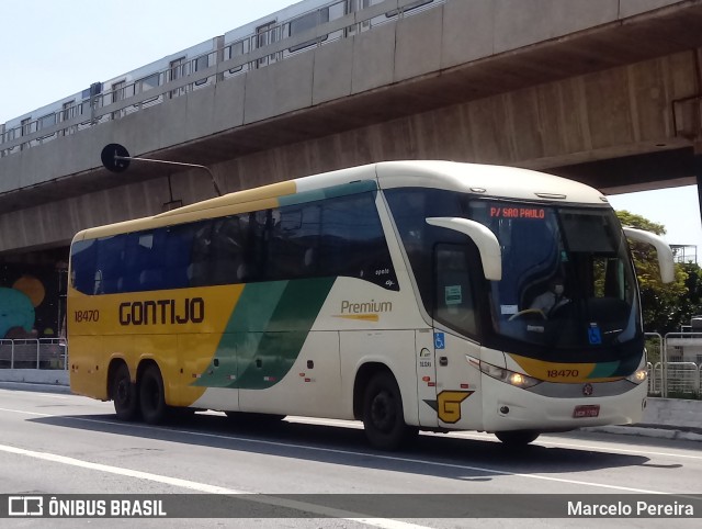 Empresa Gontijo de Transportes 18470 na cidade de São Paulo, São Paulo, Brasil, por Marcelo Pereira. ID da foto: 8761365.