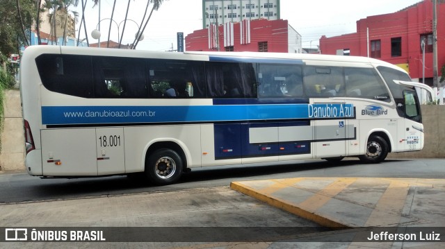 VIDA - Viação Danúbio Azul 18001 na cidade de Limeira, São Paulo, Brasil, por Jefferson Luiz. Número da foto: #8761066.