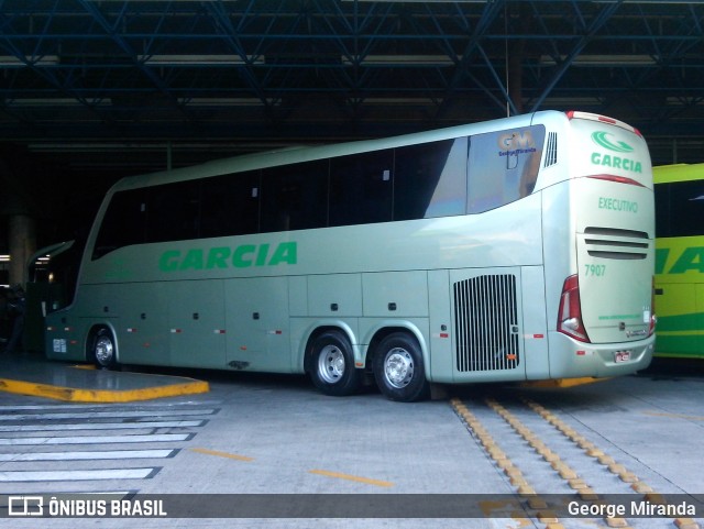 Viação Garcia 7907 na cidade de São Paulo, São Paulo, Brasil, por George Miranda. ID da foto: 8761232.