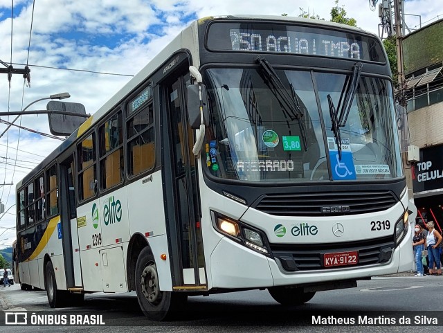 Viação Elite 2319 na cidade de Volta Redonda, Rio de Janeiro, Brasil, por Matheus Martins da Silva. ID da foto: 8765116.