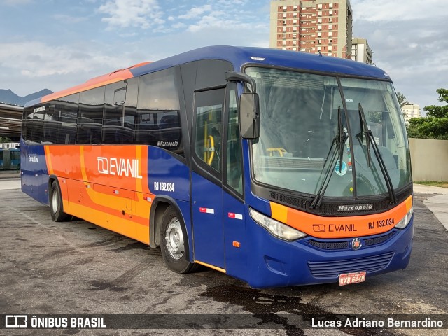 Evanil Transportes e Turismo RJ 132.034 na cidade de Rio de Janeiro, Rio de Janeiro, Brasil, por Lucas Adriano Bernardino. Número da foto: #8765236.