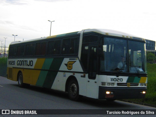 Empresa Gontijo de Transportes 11020 na cidade de Belo Horizonte, Minas Gerais, Brasil, por Tarcisio Rodrigues da Silva. ID da foto: 8763992.