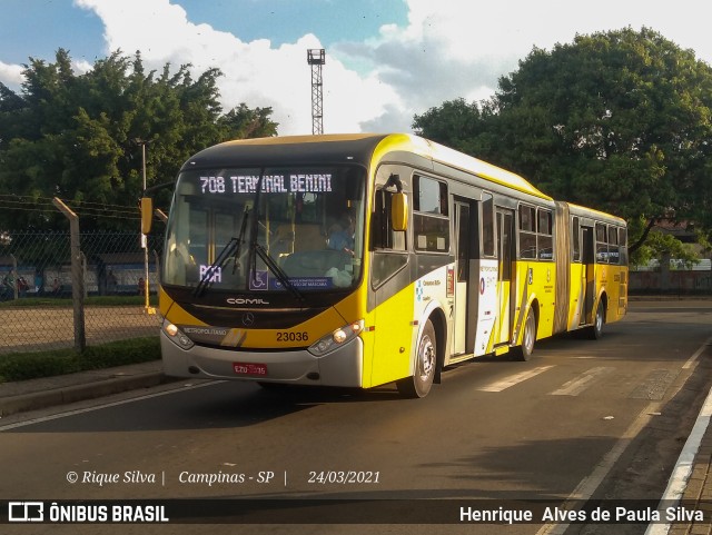Transportes Capellini 23036 na cidade de Campinas, São Paulo, Brasil, por Henrique Alves de Paula Silva. Número da foto: #8763812.