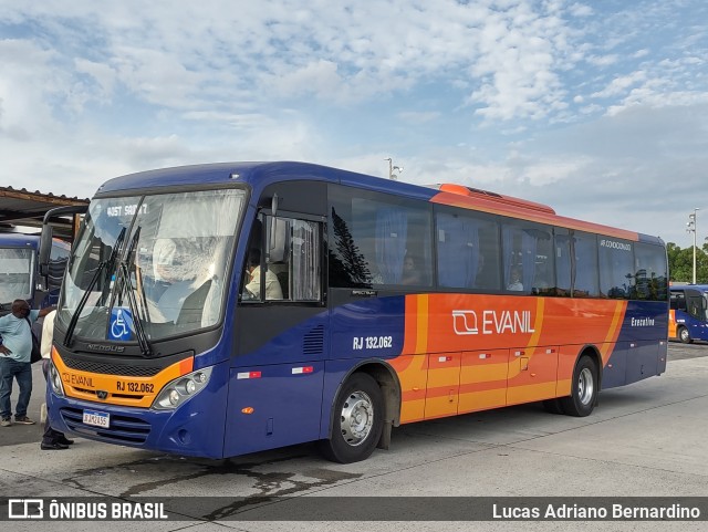 Evanil Transportes e Turismo RJ 132.062 na cidade de Rio de Janeiro, Rio de Janeiro, Brasil, por Lucas Adriano Bernardino. ID da foto: 8765256.