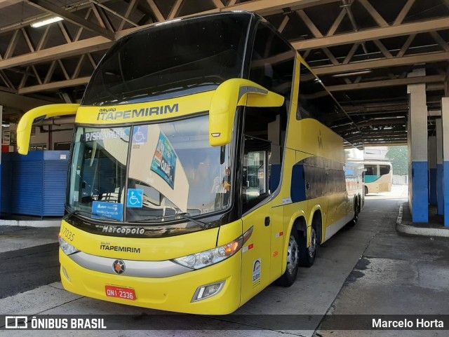 Viação Itapemirim 17035 na cidade de Rio de Janeiro, Rio de Janeiro, Brasil, por Marcelo Horta. Número da foto: #8764223.
