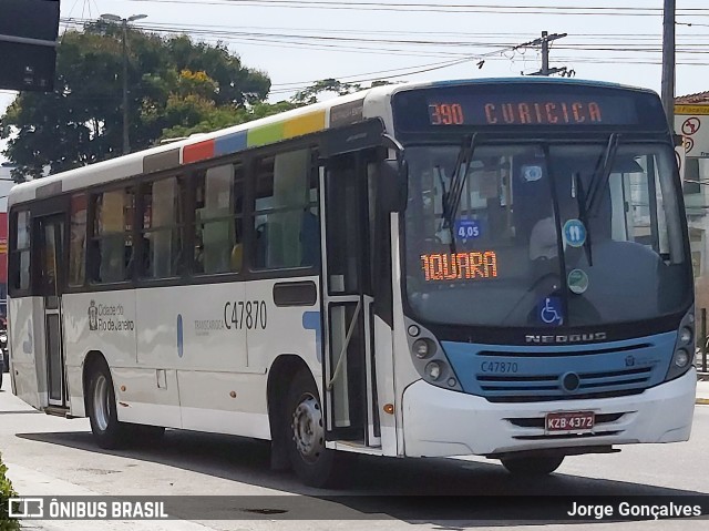 Viação Redentor C47870 na cidade de Rio de Janeiro, Rio de Janeiro, Brasil, por Jorge Gonçalves. ID da foto: 8764724.