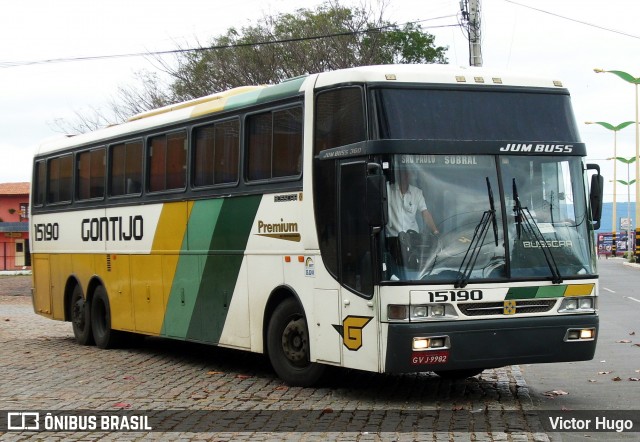 Empresa Gontijo de Transportes 15190 na cidade de Crato, Ceará, Brasil, por Victor Hugo. ID da foto: 8763966.