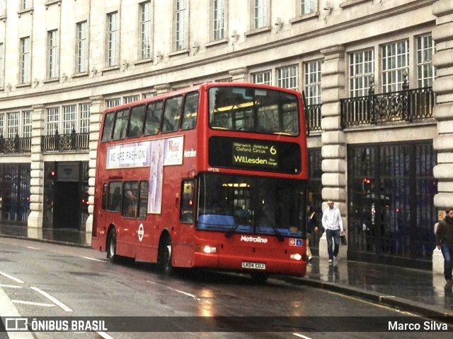 Metroline VP535 na cidade de London, Greater London, Inglaterra, por Marco Silva. ID da foto: 8763622.