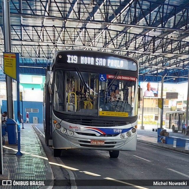 BBTT - Benfica Barueri Transporte e Turismo 1143 na cidade de Itapevi, São Paulo, Brasil, por Michel Nowacki. Número da foto: #8764981.