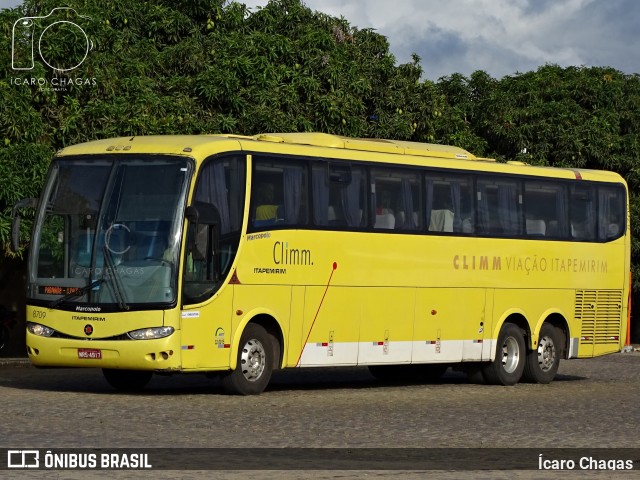 Viação Itapemirim 8709 na cidade de Vitória da Conquista, Bahia, Brasil, por Ícaro Chagas. ID da foto: 8764693.