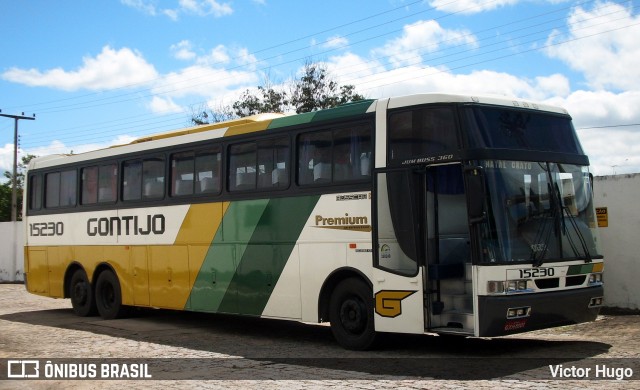 Empresa Gontijo de Transportes 15230 na cidade de Crato, Ceará, Brasil, por Victor Hugo. ID da foto: 8763972.