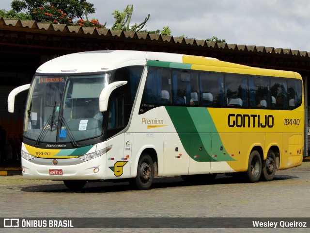 Empresa Gontijo de Transportes 18440 na cidade de Vitória da Conquista, Bahia, Brasil, por Wesley Queiroz. ID da foto: 8763243.