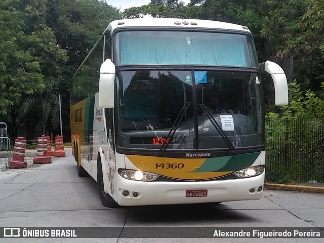 Empresa Gontijo de Transportes 14360 na cidade de São Paulo, São Paulo, Brasil, por Alexandre Figueiredo Pereira. Número da foto: #8765342.