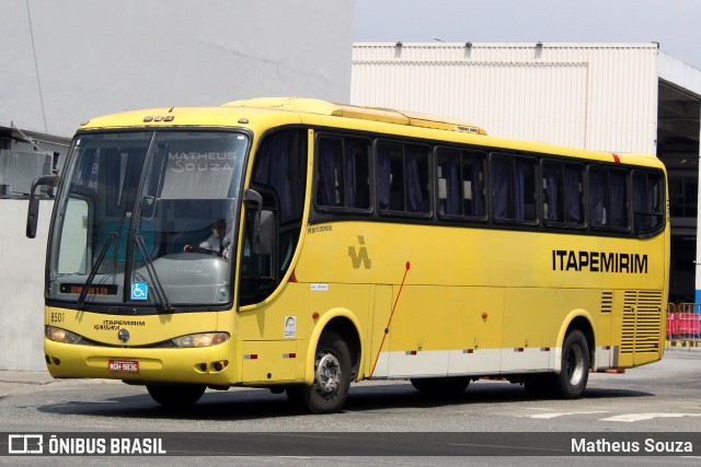 Viação Itapemirim 8501 na cidade de Rio de Janeiro, Rio de Janeiro, Brasil, por Matheus Souza. ID da foto: 8765211.