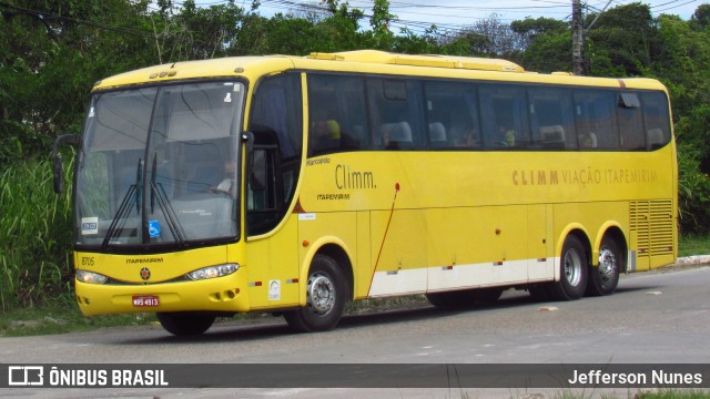 Viação Itapemirim 8705 na cidade de Recife, Pernambuco, Brasil, por Jefferson Nunes. ID da foto: 8764868.