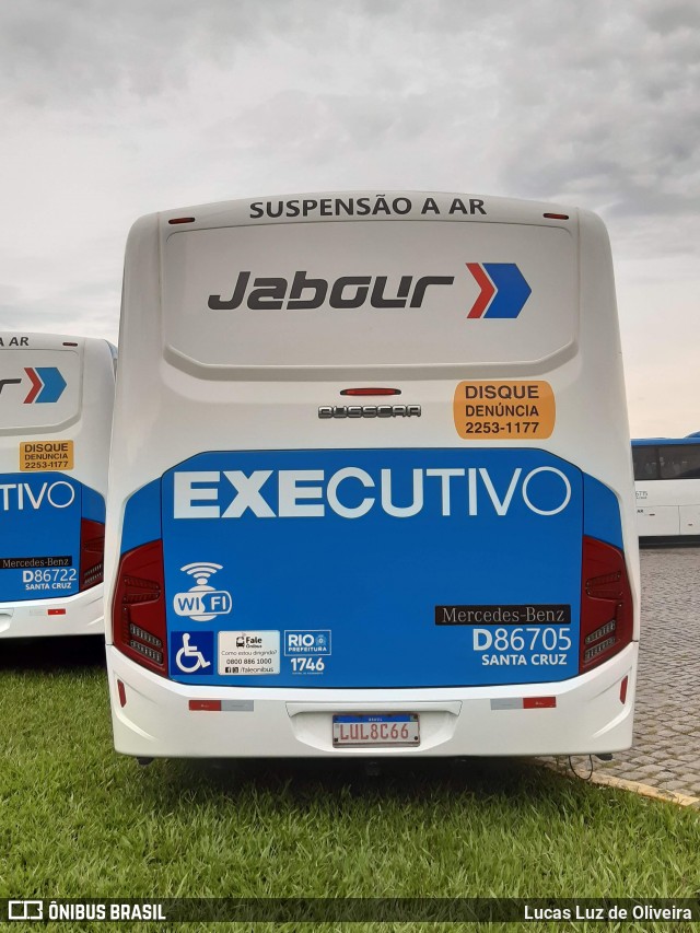 Auto Viação Jabour D86705 na cidade de Rio de Janeiro, Rio de Janeiro, Brasil, por Lucas Luz de Oliveira. Número da foto: #8767090.