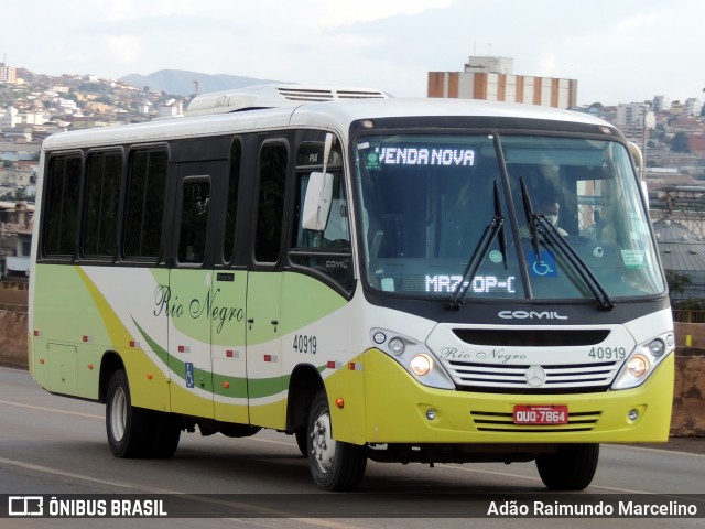 Rio Negro Fretamento e Turismo 40919 na cidade de Belo Horizonte, Minas Gerais, Brasil, por Adão Raimundo Marcelino. ID da foto: 8768430.