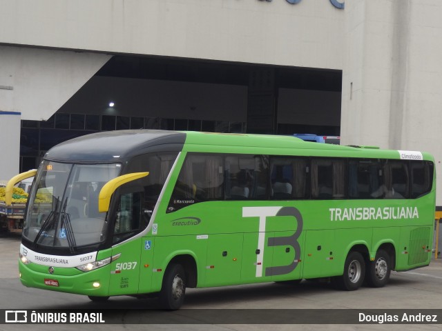 Transbrasiliana Transportes e Turismo 51037 na cidade de Goiânia, Goiás, Brasil, por Douglas Andrez. ID da foto: 8766826.