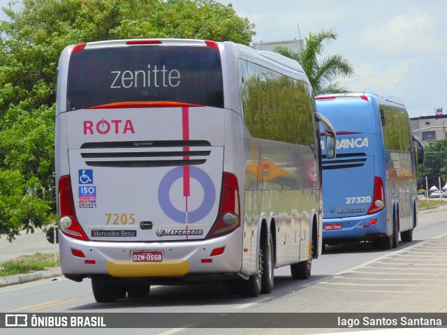 Rota Transportes Rodoviários 7205 na cidade de Eunápolis, Bahia, Brasil, por Iago Santos Santana. ID da foto: 8768163.