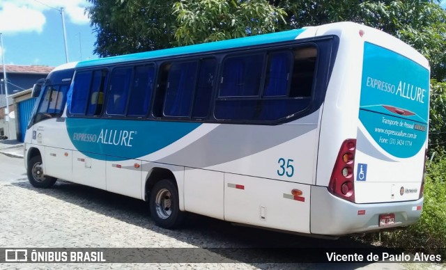 Expresso Allure 35 na cidade de Matozinhos, Minas Gerais, Brasil, por Vicente de Paulo Alves. Número da foto: #8767353.