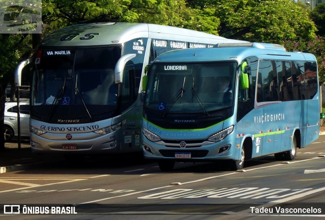 Viação Garcia 83016 na cidade de Londrina, Paraná, Brasil, por Tadeu Vasconcelos. ID da foto: 8768527.