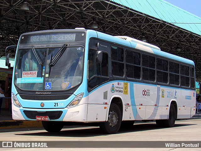 Aliança Transportes Urbanos 21514 na cidade de Fortaleza, Ceará, Brasil, por Willian Pontual. Número da foto: #8770358.