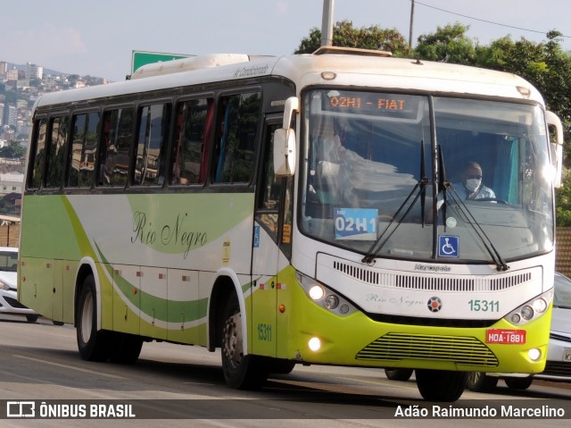 Rio Negro Fretamento e Turismo 15311 na cidade de Belo Horizonte, Minas Gerais, Brasil, por Adão Raimundo Marcelino. Número da foto: #8770586.