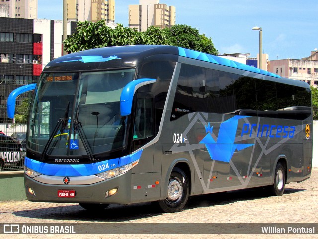 Viação Princesa dos Inhamuns 0241711 na cidade de Fortaleza, Ceará, Brasil, por Willian Pontual. Número da foto: #8770393.