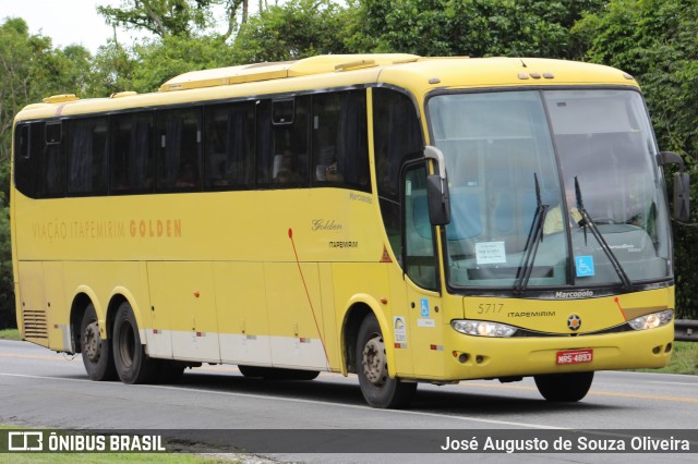 Viação Itapemirim 5717 na cidade de Barra do Piraí, Rio de Janeiro, Brasil, por José Augusto de Souza Oliveira. ID da foto: 8770167.