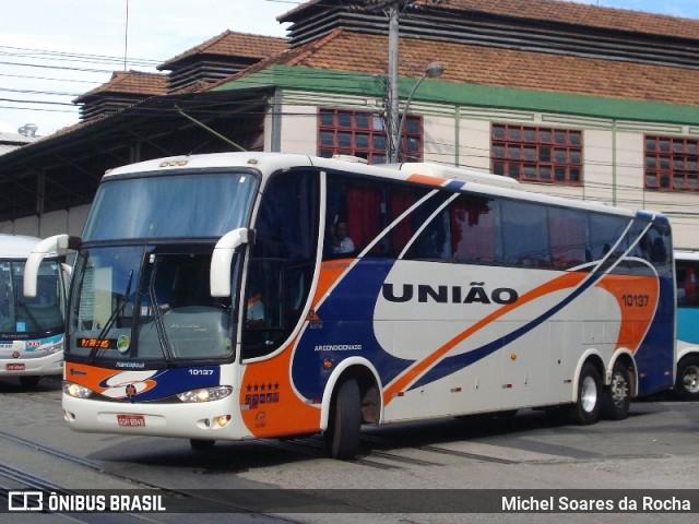 Expresso União 10137 na cidade de Rio de Janeiro, Rio de Janeiro, Brasil, por Michel Soares da Rocha. ID da foto: 8769120.