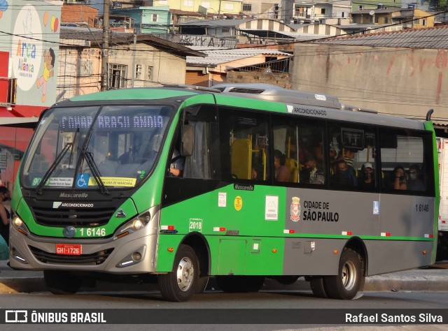 Transcooper > Norte Buss 1 6146 na cidade de São Paulo, São Paulo, Brasil, por Rafael Santos Silva. Número da foto: #8770499.