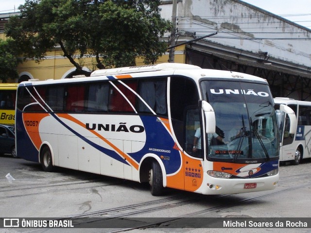 Expresso União 10067 na cidade de Rio de Janeiro, Rio de Janeiro, Brasil, por Michel Soares da Rocha. ID da foto: 8769095.