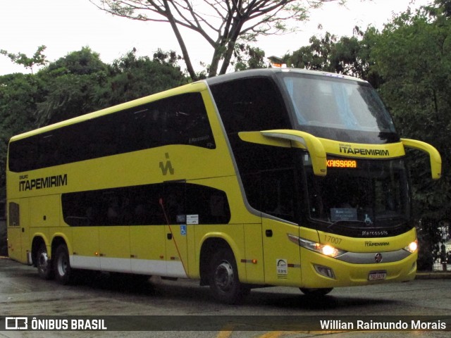 Viação Itapemirim 17007 na cidade de São Paulo, São Paulo, Brasil, por Willian Raimundo Morais. Número da foto: #8769725.