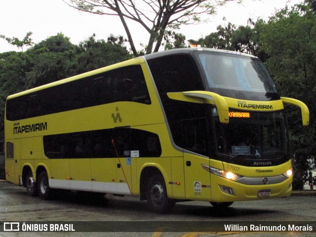 Viação Itapemirim 17007 na cidade de São Paulo, São Paulo, Brasil, por Willian Raimundo Morais. ID da foto: 8769725.