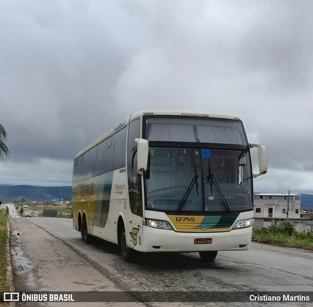 Empresa Gontijo de Transportes 12755 na cidade de Montes Claros, Minas Gerais, Brasil, por Cristiano Martins. Número da foto: #8773028.