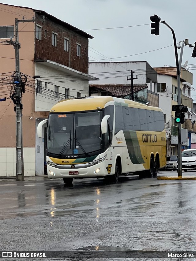 Empresa Gontijo de Transportes 19115 na cidade de Nova Cruz, Rio Grande do Norte, Brasil, por Marco Silva. Número da foto: #8771180.