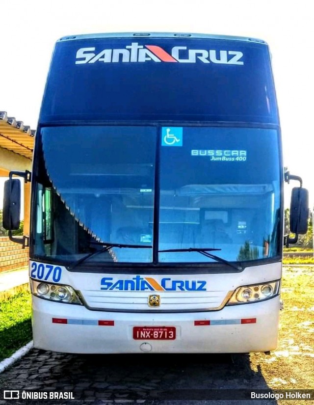 VUSC - Viação União Santa Cruz 2070 na cidade de Santa Maria, Rio Grande do Sul, Brasil, por Busologo Holken. Número da foto: #8772233.