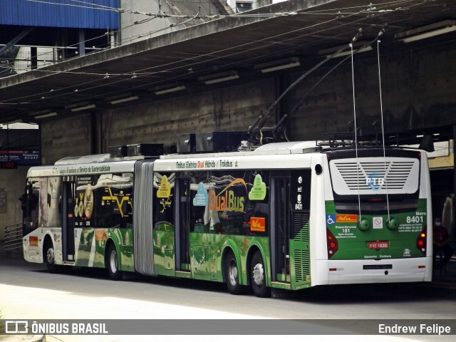 Metra - Sistema Metropolitano de Transporte 8401 na cidade de Diadema, São Paulo, Brasil, por Endrew Felipe. ID da foto: 8771949.