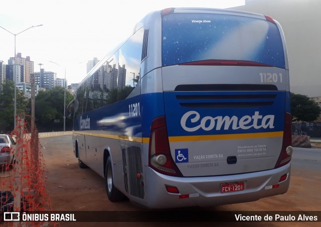 Viação Cometa 11201 na cidade de Belo Horizonte, Minas Gerais, Brasil, por Vicente de Paulo Alves. ID da foto: 8770952.