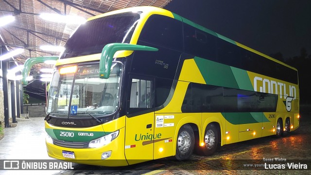 Empresa Gontijo de Transportes 25010 na cidade de Camanducaia, Minas Gerais, Brasil, por Lucas Vieira. ID da foto: 8772896.