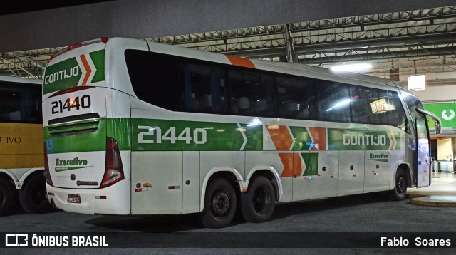 Empresa Gontijo de Transportes 21440 na cidade de Roseira, São Paulo, Brasil, por Fabio  Soares. ID da foto: 8772973.