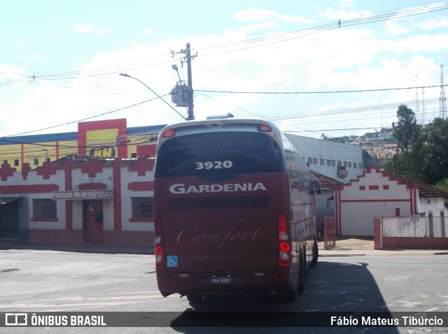 Expresso Gardenia 3920 na cidade de Três Corações, Minas Gerais, Brasil, por Fábio Mateus Tibúrcio. ID da foto: 8772967.