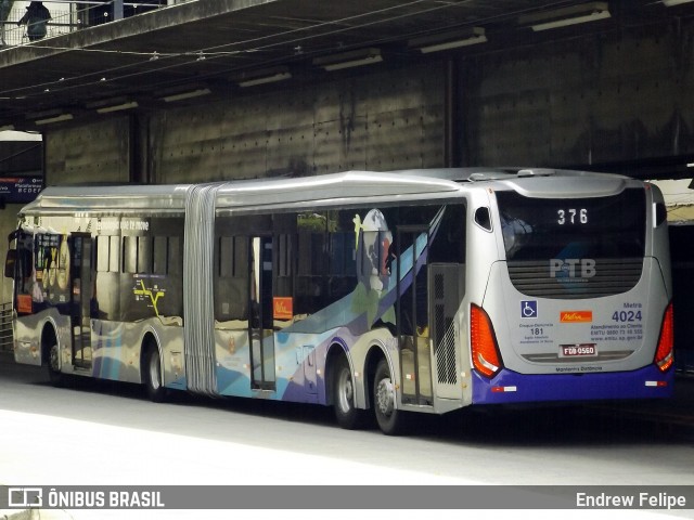 Metra - Sistema Metropolitano de Transporte 4024 na cidade de Diadema, São Paulo, Brasil, por Endrew Felipe. Número da foto: #8771956.