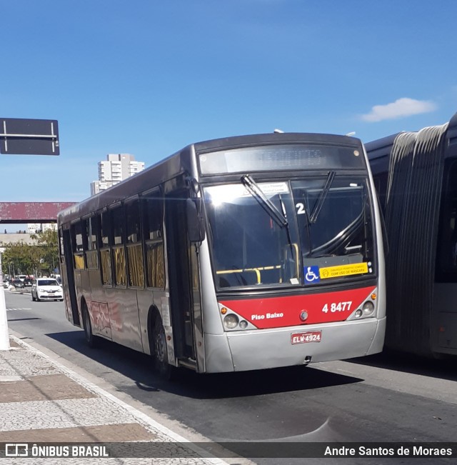 Express Transportes Urbanos Ltda 4 8477 na cidade de São Paulo, São Paulo, Brasil, por Andre Santos de Moraes. Número da foto: #8772011.