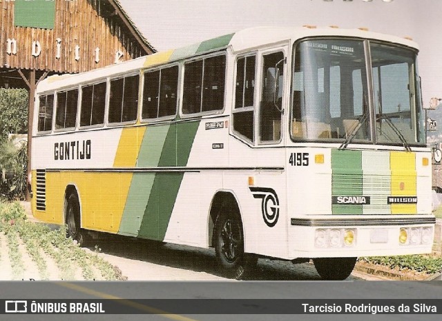 Empresa Gontijo de Transportes 4195 na cidade de Joinville, Santa Catarina, Brasil, por Tarcisio Rodrigues da Silva. Número da foto: #8774066.