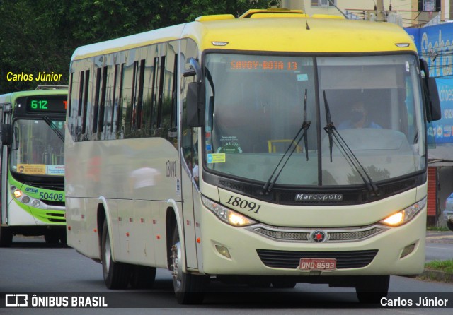 Expresso São José do Tocantins 18091 na cidade de Goiânia, Goiás, Brasil, por Carlos Júnior. ID da foto: 8774800.