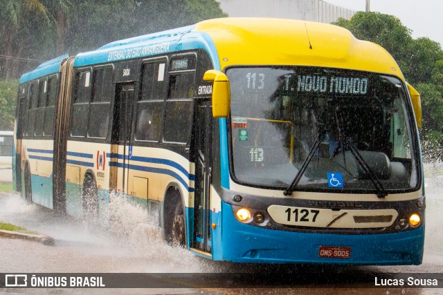 Metrobus 1127 na cidade de Goiânia, Goiás, Brasil, por Lucas Sousa. ID da foto: 8774924.